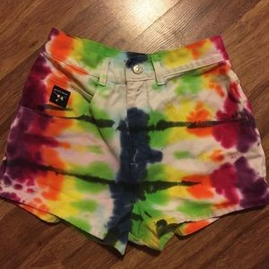 Tie-dye shorts